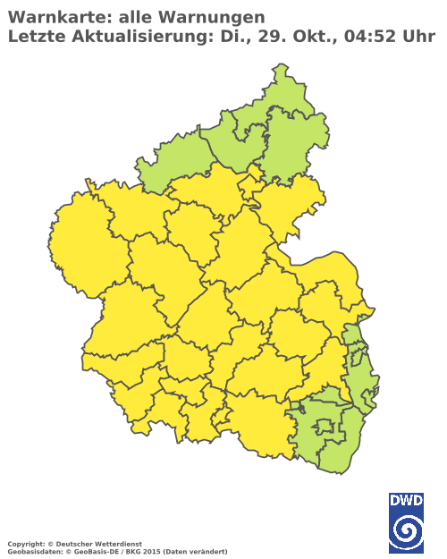 Aktuelle Wetterwarnungen für  Ahrweiler