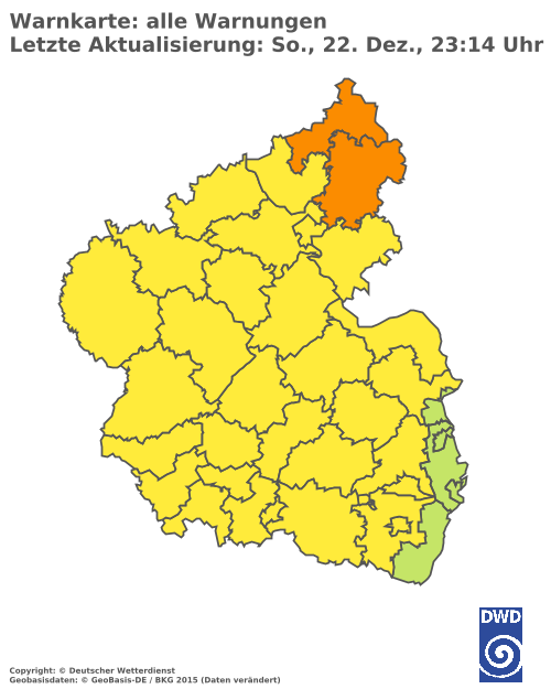 Aktuelle Wetterwarnungen für  Ahrweiler