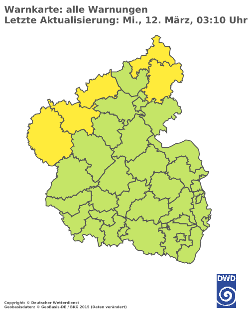 Aktuelle Wetterwarnungen für  Ahrweiler